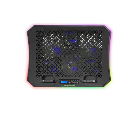 Подставка для ноутбука Esperanza EGC109 with RGB Galerne + mobile stand (EGC109), изображение 3 Подставка для ноутбука Esperanza EGC109 with RGB Galerne + mobile stand (EGC109), изображение 3