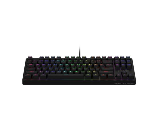 Клавиатура Hator Rockfall TKL Mecha Green USB Black (HTK-620), изображение 2 Клавиатура Hator Rockfall TKL Mecha Green USB Black (HTK-620), изображение 2