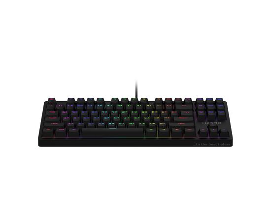 Клавиатура Hator Rockfall TKL Mecha Pink USB Black (HTK-621), изображение 2 Клавиатура Hator Rockfall TKL Mecha Pink USB Black (HTK-621), изображение 2