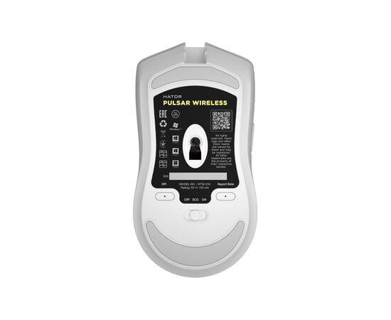 Мышка Hator Pulsar Wireless White (HTM-316), изображение 6 Мышка Hator Pulsar Wireless White (HTM-316), изображение 6