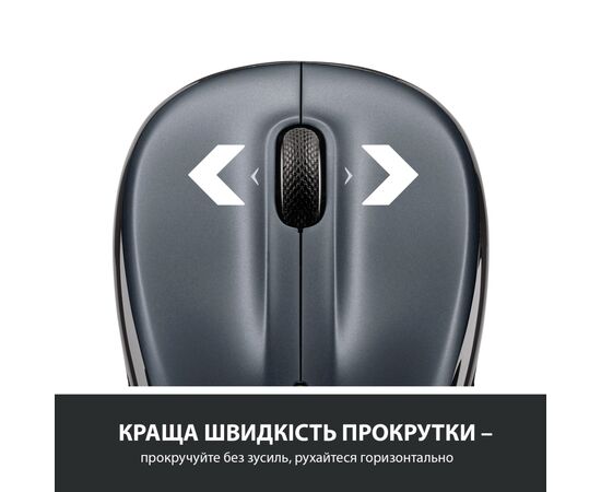 Мышка Logitech M325s Wireless Dark Silver (910-006812), изображение 4 Мышка Logitech M325s Wireless Dark Silver (910-006812), изображение 4