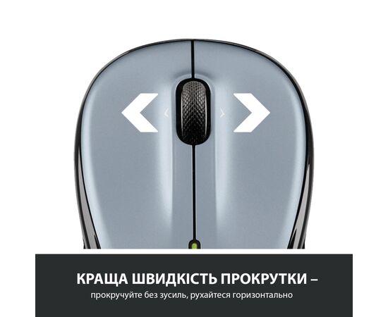 Мышка Logitech M325s Wireless Light Silver (910-006813), изображение 4 Мышка Logitech M325s Wireless Light Silver (910-006813), изображение 4
