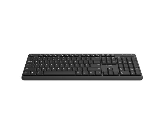 Клавиатура Canyon W20 Wireless Black (CNS-HKBW02-RU), изображение 2 Клавиатура Canyon W20 Wireless Black (CNS-HKBW02-RU), изображение 2