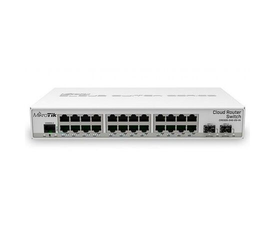 Коммутатор сетевой Mikrotik CRS326-24G-2S+IN, изображение 3 Коммутатор сетевой Mikrotik CRS326-24G-2S+IN, изображение 3