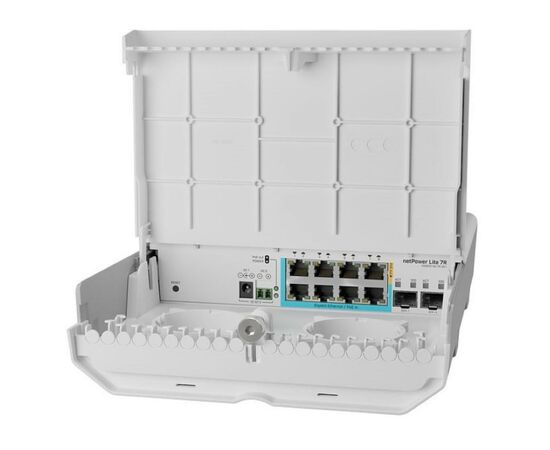 Комутатор мережевий Mikrotik CSS610-1Gi-7R-2S+OUT