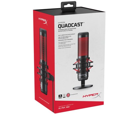 Мікрофон HyperX Quadcast (4P5P6AA), зображення 9 Мікрофон HyperX Quadcast (4P5P6AA), зображення 9