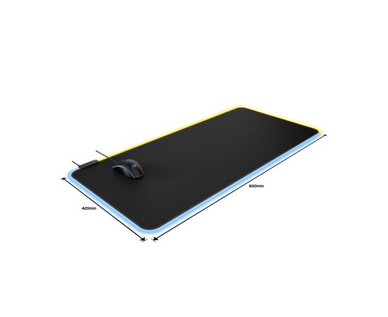 Коврик для мышки HyperX Pulsefire Mat RGB (4S7T2AA), изображение 5 Коврик для мышки HyperX Pulsefire Mat RGB (4S7T2AA), изображение 5