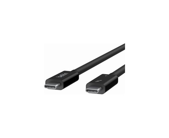 Дата кабель THUNDERBOLT 4, 40Gbps, 100W, 2m Black Belkin (INZ002BT2MBK), изображение 3 Дата кабель THUNDERBOLT 4, 40Gbps, 100W, 2m Black Belkin (INZ002BT2MBK), изображение 3