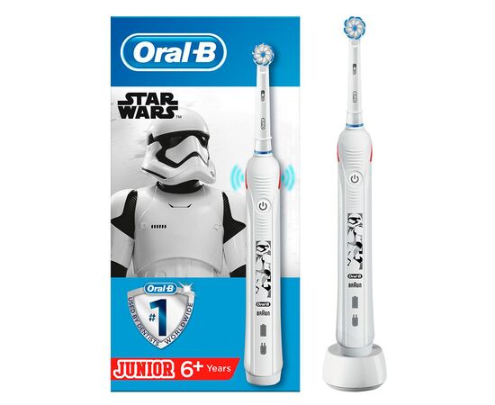 Электрическая зубная щетка Oral-B D 501.513.2 Junior Star Wars, изображение 2 Электрическая зубная щетка Oral-B D 501.513.2 Junior Star Wars, изображение 2