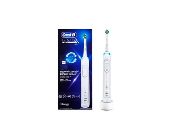 Электрическая зубная щетка Oral-B Genius X/D706.513.6X White, изображение 2 Электрическая зубная щетка Oral-B Genius X/D706.513.6X White, изображение 2