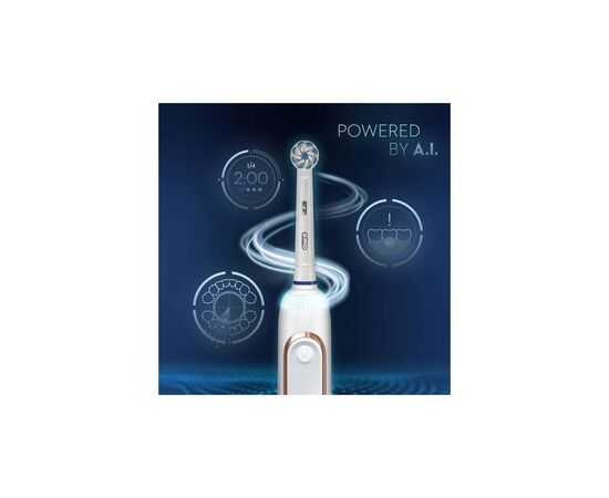 Электрическая зубная щетка Oral-B Genius X/D706.515.6X 20000N Rose gold, изображение 3 Электрическая зубная щетка Oral-B Genius X/D706.515.6X 20000N Rose gold, изображение 3