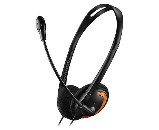 Наушники Canyon HS-01 Black-Orange (CNS-CHS01BO)