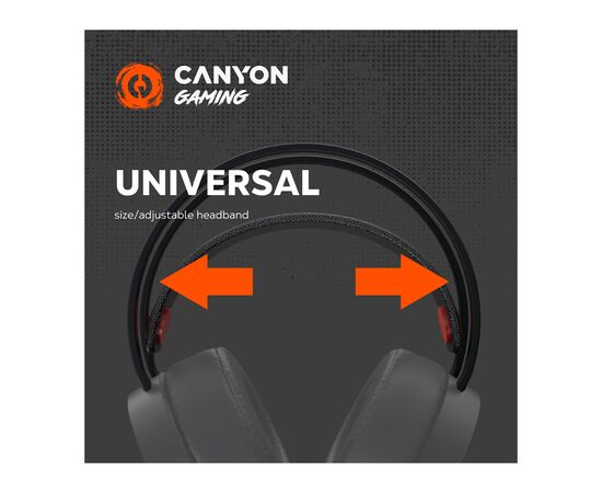 Наушники Canyon Interceptor GH-8A Black-Orange (CND-SGHS8A), изображение 7 Наушники Canyon Interceptor GH-8A Black-Orange (CND-SGHS8A), изображение 7