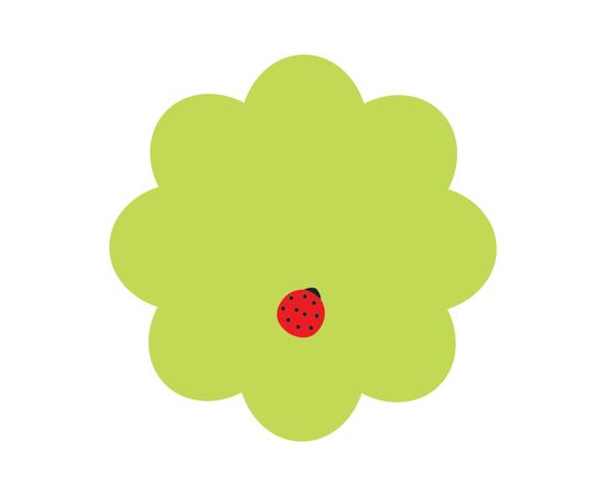 Папір для нотаток Axent з клейким шаром Flower 70х70мм, 50 аркушів (2444-05-A)