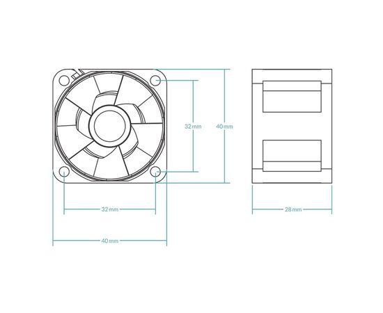 Кулер для корпуса Arctic S4028-15K (ACFAN00264A), изображение 5 Кулер для корпуса Arctic S4028-15K (ACFAN00264A), изображение 5