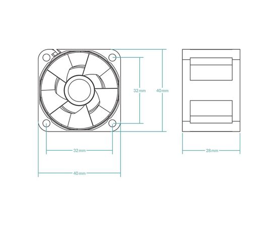 Кулер для корпуса Arctic S4028-6K (ACFAN00185A), изображение 5 Кулер для корпуса Arctic S4028-6K (ACFAN00185A), изображение 5