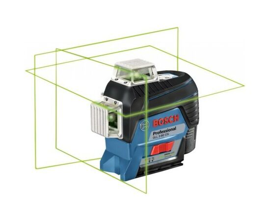 Лазерный нивелир Bosch GLL 3-80 CG (12 V)+ BM 1 + L-Boxx (0.601.063.T00), изображение 2 Лазерный нивелир Bosch GLL 3-80 CG (12 V)+ BM 1 + L-Boxx (0.601.063.T00), изображение 2