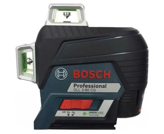 Лазерный нивелир Bosch GLL 3-80 CG (12 V)+ BM 1 + L-Boxx (0.601.063.T00), изображение 3 Лазерный нивелир Bosch GLL 3-80 CG (12 V)+ BM 1 + L-Boxx (0.601.063.T00), изображение 3