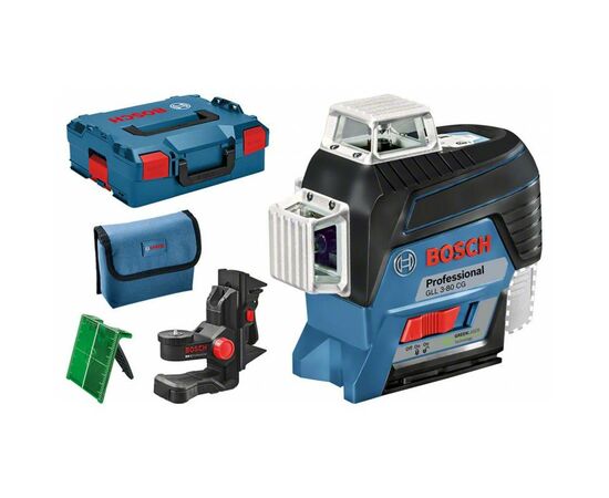 Лазерный нивелир Bosch GLL 3-80 CG (12 V)+ BM 1 + L-Boxx (0.601.063.T00), изображение 7 Лазерный нивелир Bosch GLL 3-80 CG (12 V)+ BM 1 + L-Boxx (0.601.063.T00), изображение 7
