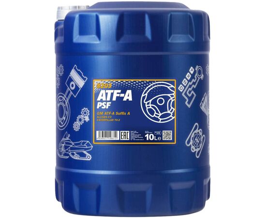 Трансмиссионное масло Mannol ATF-A PSF 10л (MN8203-10)