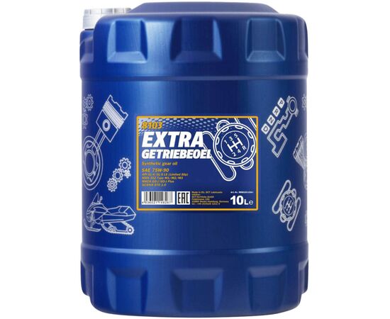 Трансмиссионное масло Mannol EXTRA GETRIEBEOEL 10л 75W-90 (MN8103-10)