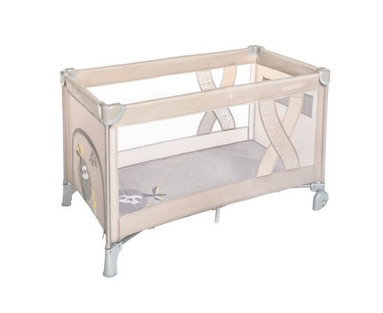 Детский манеж Espiro кроватка Simple 2022 (09 Beige) (206313)