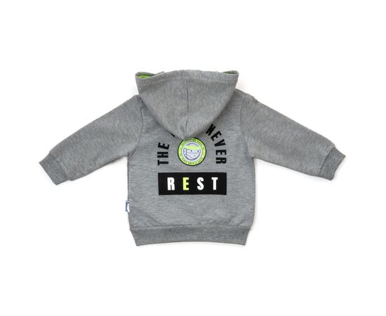 Кофта Miniworld на блискавці (16117-86B-gray), зображення 2 Кофта Miniworld на блискавці (16117-86B-gray), зображення 2