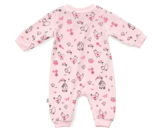 Человечек Tongs велюровий на молнии (3634-56G-pink), изображение 2 Человечек Tongs велюровий на молнии (3634-56G-pink), изображение 2