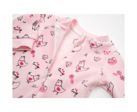 Человечек Tongs велюровий на молнии (3634-56G-pink), изображение 3 Человечек Tongs велюровий на молнии (3634-56G-pink), изображение 3