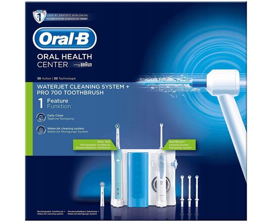 Ирригатор Oral-B OC16.525.1U + PRO 700, изображение 2 Ирригатор Oral-B OC16.525.1U + PRO 700, изображение 2