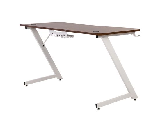 Компьютерный стол Hator Vast Essential Wallnut/White (HTD-011), изображение 4 Компьютерный стол Hator Vast Essential Wallnut/White (HTD-011), изображение 4