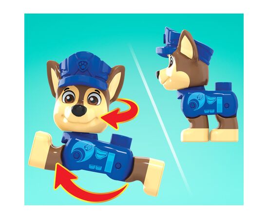 Конструктор Mega Bloks Щенячий патруль Полицейская машина Гонщика (GYJ00), изображение 4 Конструктор Mega Bloks Щенячий патруль Полицейская машина Гонщика (GYJ00), изображение 4