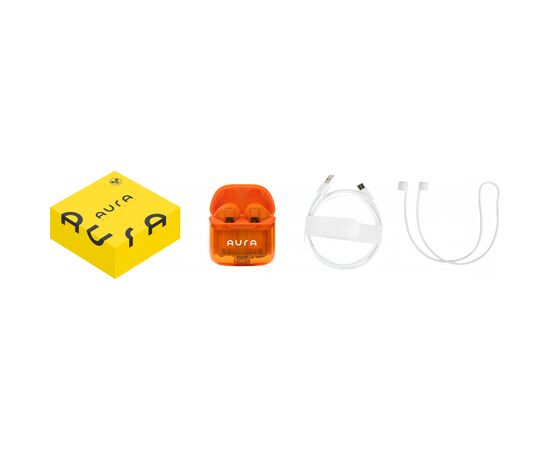 Наушники AURA 6 Orange (TWSA6O), изображение 6 Наушники AURA 6 Orange (TWSA6O), изображение 6