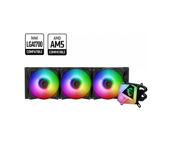 Система водного охлаждения MSI MAG CoreLiquid C360, изображение 5 Система водного охлаждения MSI MAG CoreLiquid C360, изображение 5