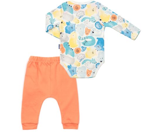 Набір дитячого одягу Miniworld з котиками (16317-62B-orange), зображення 4 Набір дитячого одягу Miniworld з котиками (16317-62B-orange), зображення 4