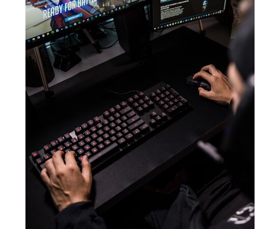 Клавиатура Logitech G413 Mechanical Gaming Romer-G tactile USB UA Carbon (920-008310), изображение 4 Клавиатура Logitech G413 Mechanical Gaming Romer-G tactile USB UA Carbon (920-008310), изображение 4