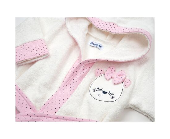 Детский халат Miniworld махровый (15554-104G-cream), изображение 3 Детский халат Miniworld махровый (15554-104G-cream), изображение 3