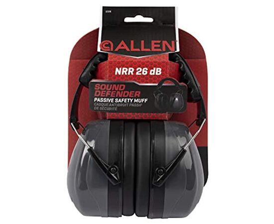 Наушники для стрельбы Allen Сomfort Passive Black/Grey (2336), изображение 9 Наушники для стрельбы Allen Сomfort Passive Black/Grey (2336), изображение 9