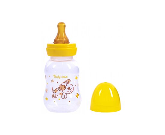 Бутылочка для кормления Baby Team с латексной соской Собачка, 125 мл (1300_собачка), изображение 2 Бутылочка для кормления Baby Team с латексной соской Собачка, 125 мл (1300_собачка), изображение 2