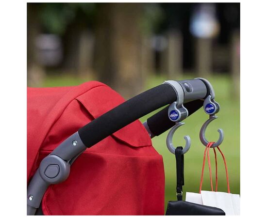 Аксессуар для коляски Chicco Крючок для сумки универсальный крепеж (79813.47), изображение 2