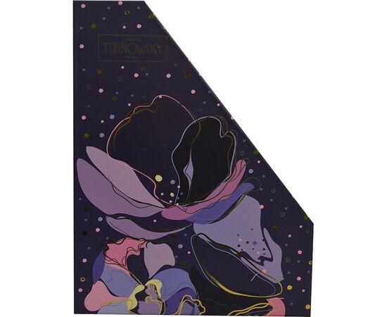 Лоток для бумаг Yes Viola вертикальный, картон фольга (707324), изображение 2 Лоток для бумаг Yes Viola вертикальный, картон фольга (707324), изображение 2