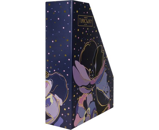 Лоток для бумаг Yes Viola вертикальный, картон фольга (707324), изображение 3 Лоток для бумаг Yes Viola вертикальный, картон фольга (707324), изображение 3