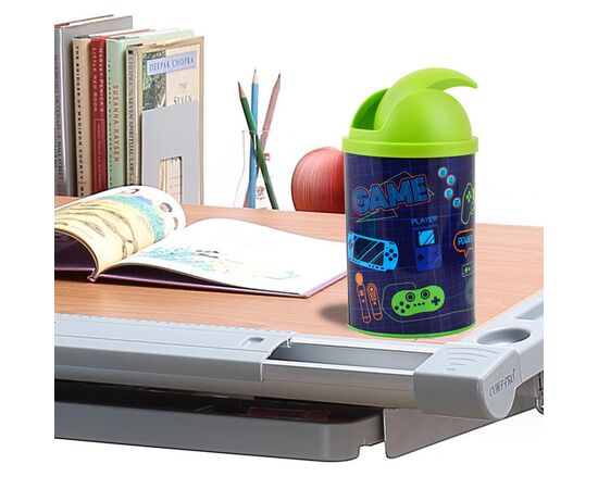 Корзина для бумаг Yes металлический Game (707064), изображение 2 Корзина для бумаг Yes металлический Game (707064), изображение 2