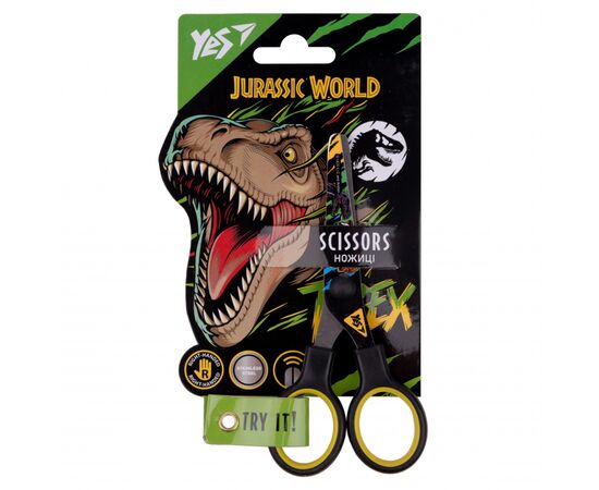 Ножницы Yes Jurassic World 13см, с принтом на лезвии (480418)