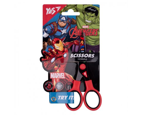 Ножницы Yes Marvel.Avengers 13см, с принтом на лезвии (480415)