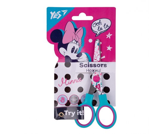 Ножницы Yes Minnie Mouse 13см, с принтом на лезвии (480416)