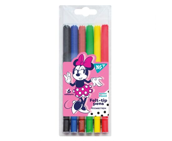 Фломастеры Yes Minnie Mouse, 6 цветов (650512)