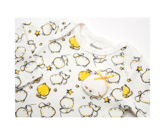 Набор детской одежды Miniworld с котиками (16326-62G-yellow), изображение 8 Набор детской одежды Miniworld с котиками (16326-62G-yellow), изображение 8