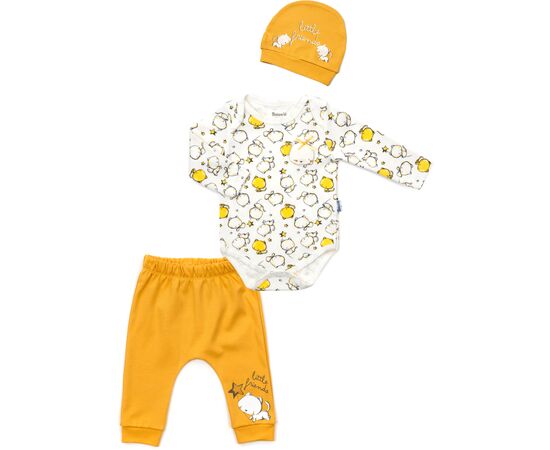 Набор детской одежды Miniworld с котиками (16326-62G-yellow)