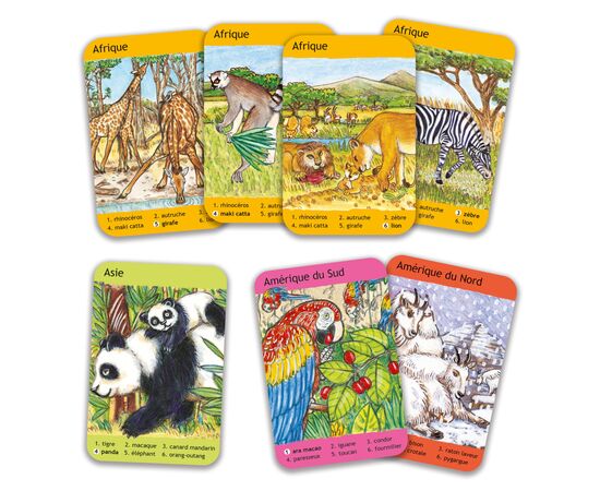 Настольная игра Djeco 7 семей (7 familles Animaux du monde) (DJ05102), изображение 2 Настольная игра Djeco 7 семей (7 familles Animaux du monde) (DJ05102), изображение 2